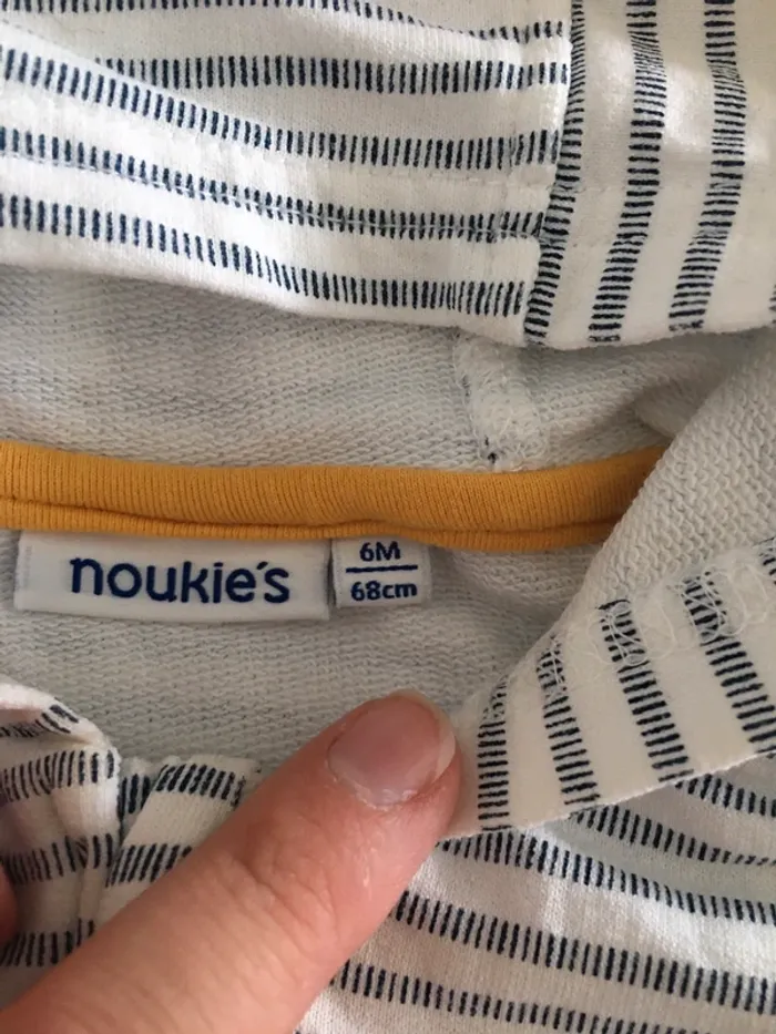 Gilet a capuche 6 mois noukies - photo numéro 4