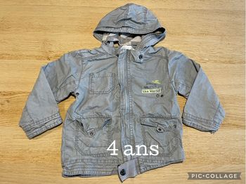 Veste mi-saison garçon 4 ans