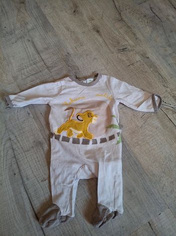 Pyjama fin été le roi lion 1 mois