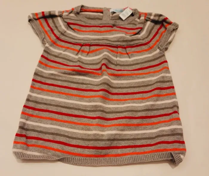 Lot 4 robes chaudes fille 6 mois - photo numéro 3