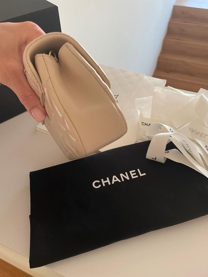 Petit sac à rabat Chanel Fullset Beige 2025 - photo numéro 7
