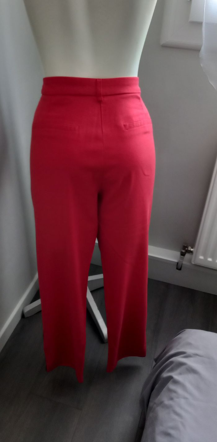 Pantalon rouge Camaieu - photo numéro 3
