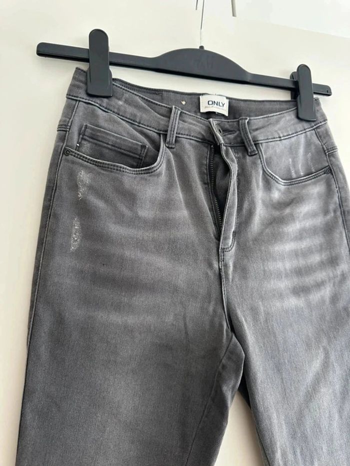 Jean Only skinny gris femme – Taille haute S/34 only & stretch, ultra flatteur - photo numéro 3