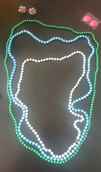 Ensemble bijoux vintage année 80