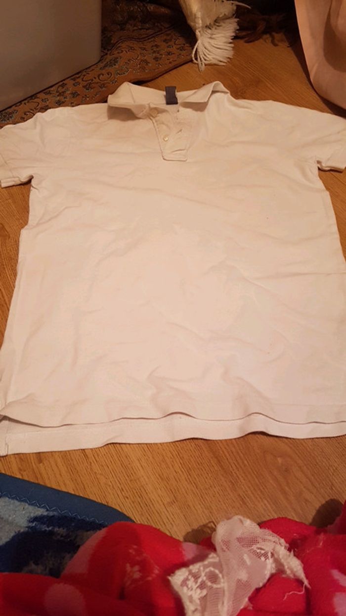 Polo blanc zara - photo numéro 2