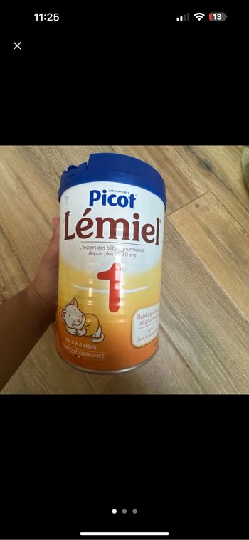Lait picot lemiel taille 1 neuf
