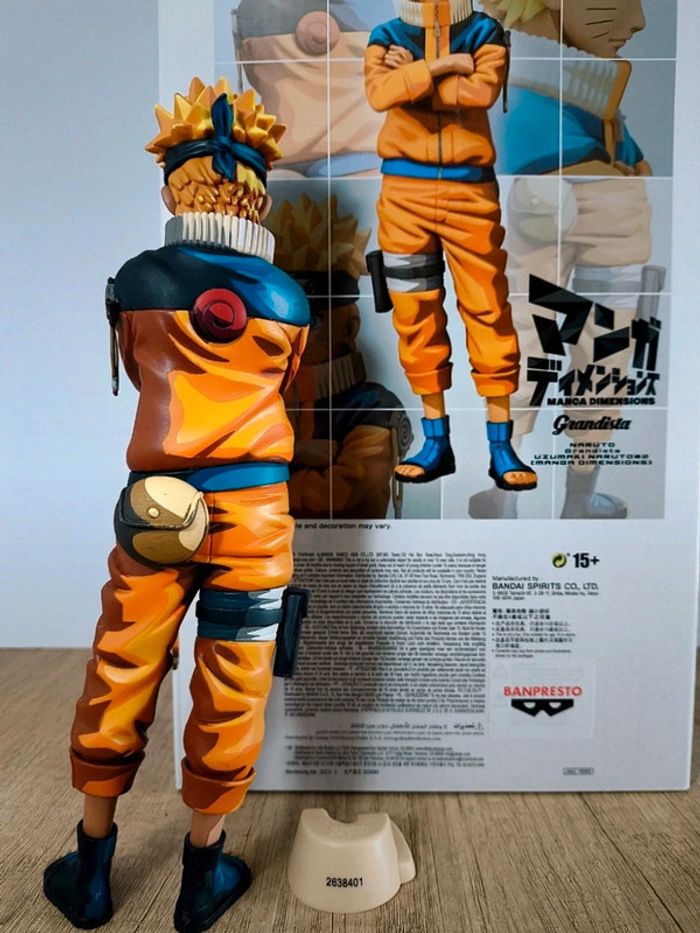 Manga Dimensions Naruto Uzumaki 2D Grandista Banpresto - photo numéro 2