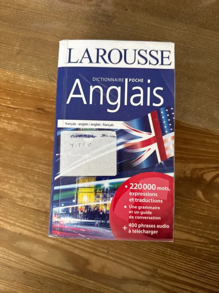 Livre, Larousse, dictionnaire poche anglais