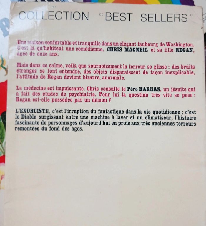 Livre l exorciste Robert laffont - photo numéro 3