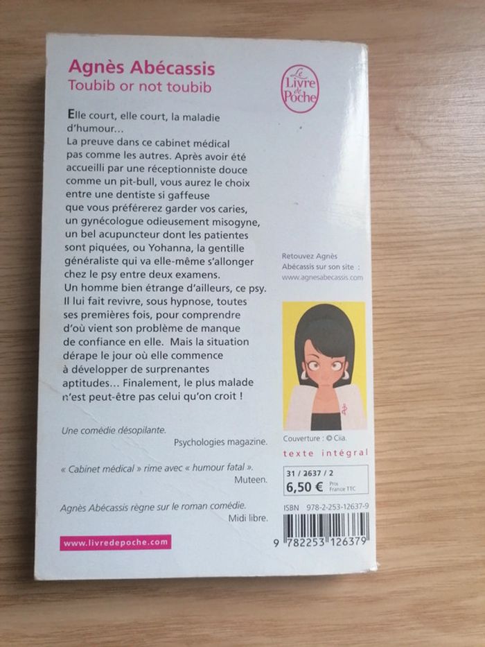 Livre de Poche "Toubib or not toubib" - photo numéro 2