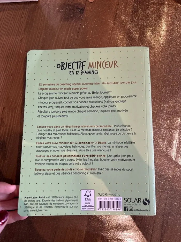 Livre mon cahier, objectif minceur en 12 semaines - photo numéro 3