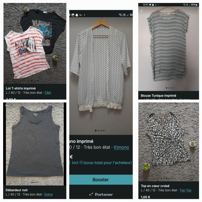 Lot vêtements femme Taille 40