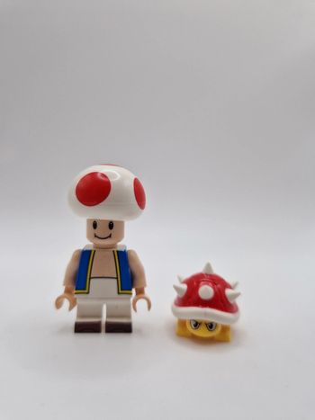 Figurine type lego Toad / Super Mario