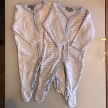Lot 2 pyjamas coton - 1 mois