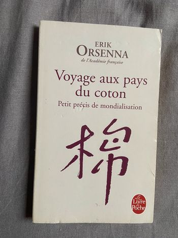 Livre voyage aux pays du coton