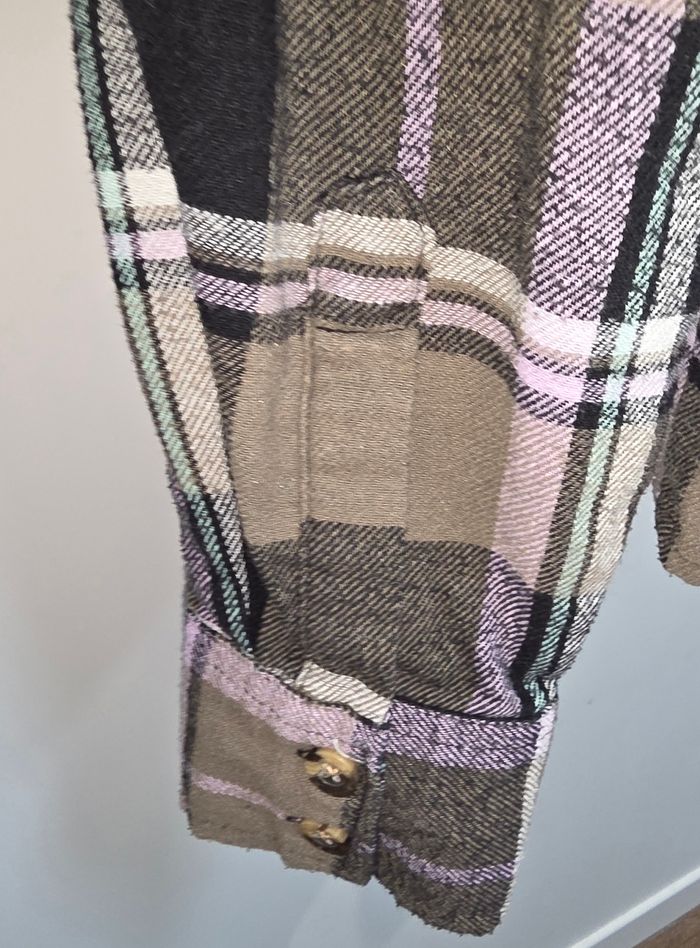 Chemise ML kaki rose M - photo numéro 3