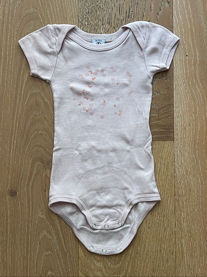Petit Bateau lot 6 bodies manches courtes 9 mois - photo numéro 3
