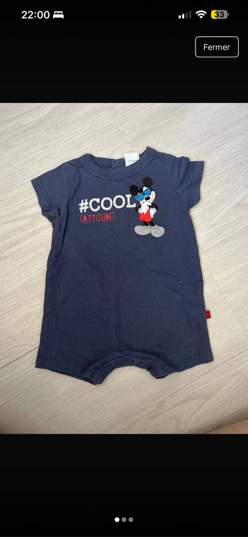 Barboteuse Mickey