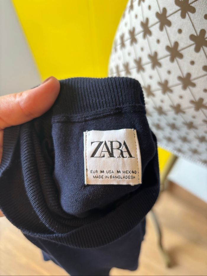 Pull col roulé Zara Bleu Marine - photo numéro 6