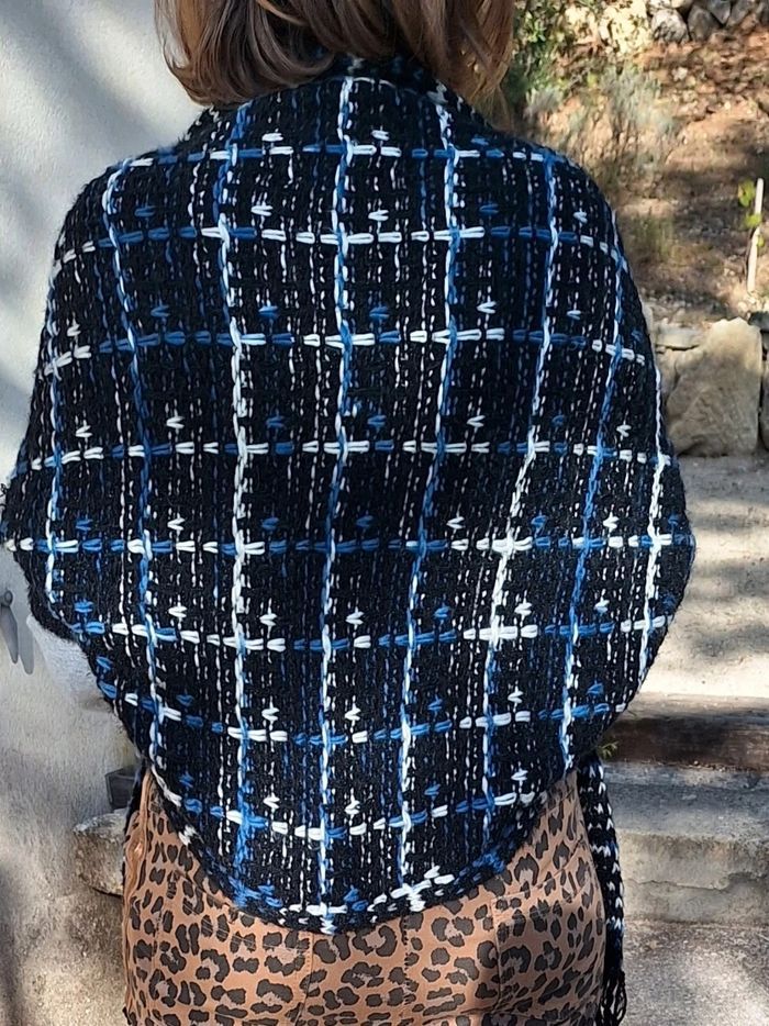 Veste /cape lainage vintage - photo numéro 8