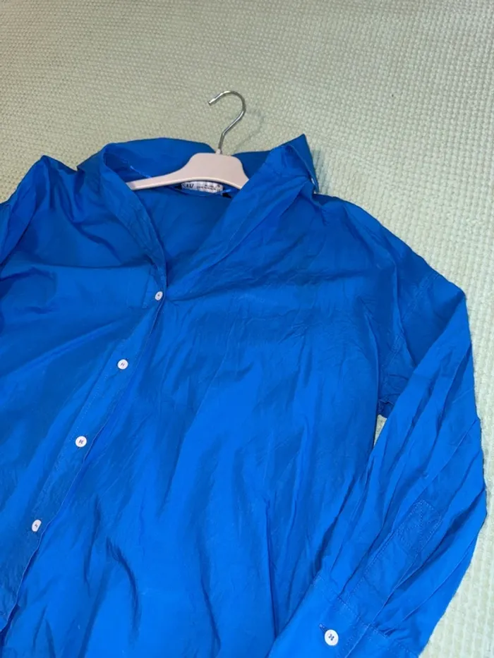 Chemise Zara bleu taille xs - photo numéro 2
