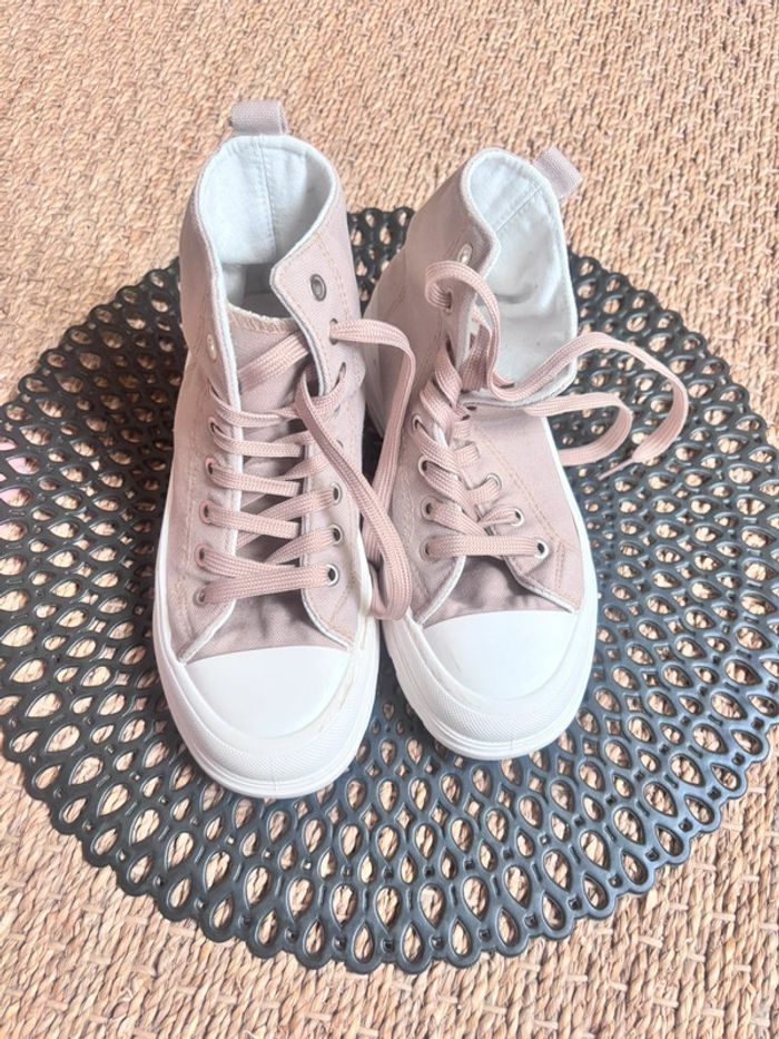 Bottines toiles beige - photo numéro 4