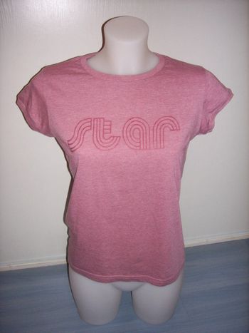 tee shirt star rose taille 38