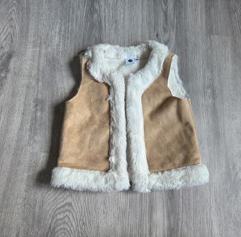 🌸 Gilet fourré en daim 18 mois 🌸