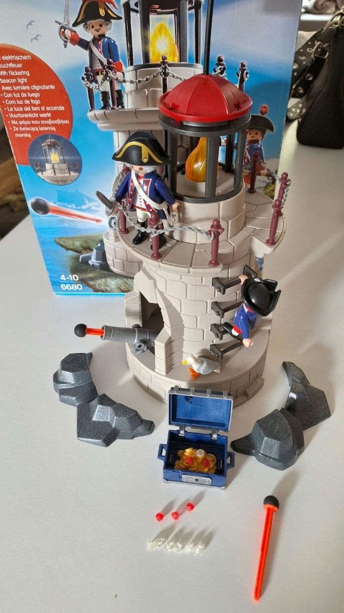 Playmobil 6680 phare gardes