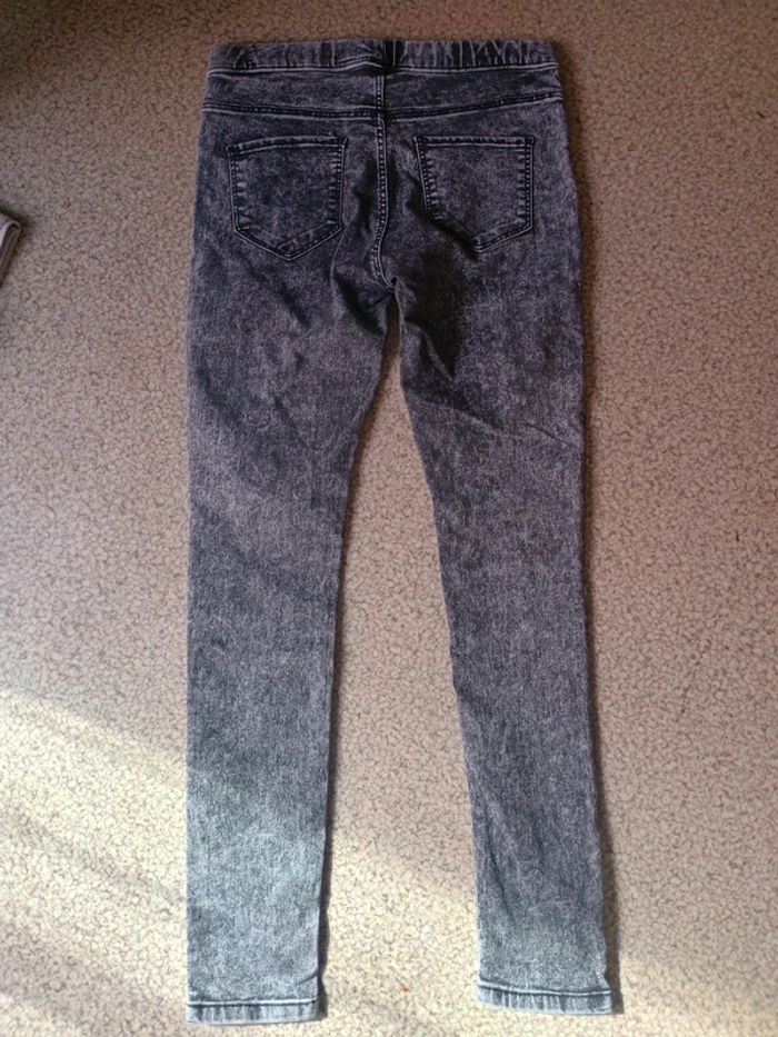 Jegging Gris Délavé - Taille 42 - photo numéro 2