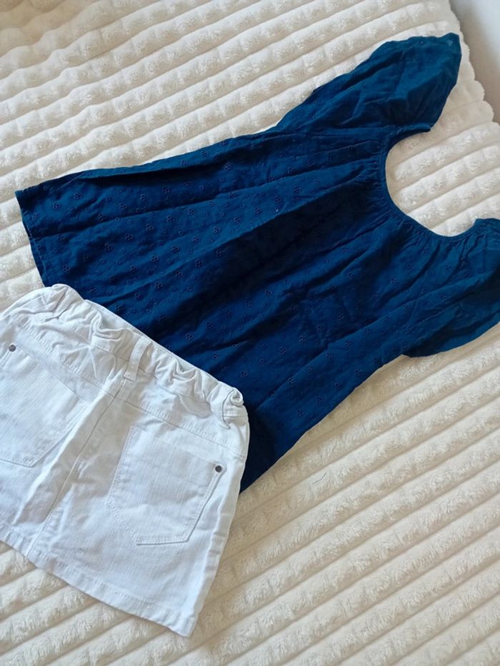 Ensemble jupe +tunique fille 8/9ans 💙🌸 - photo numéro 6