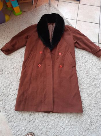 🏘Manteau long T40 laine polyester