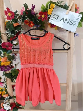 Robe légère manche courte 3ans