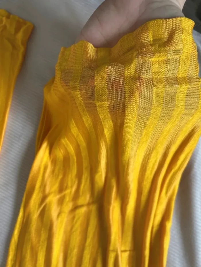 Pantalon, fluide, orange techen taille 42 - photo numéro 4