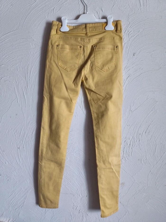 Jean skinny jaune - photo numéro 3