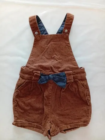 Salopette short bébé