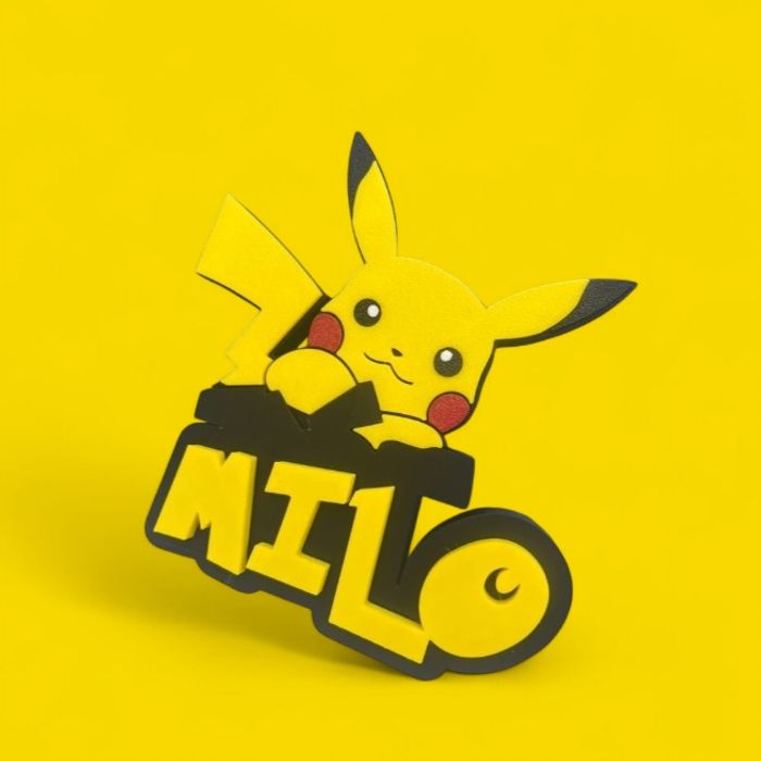 Pikachu  personnalisé  mots ou phrases - photo numéro 2
