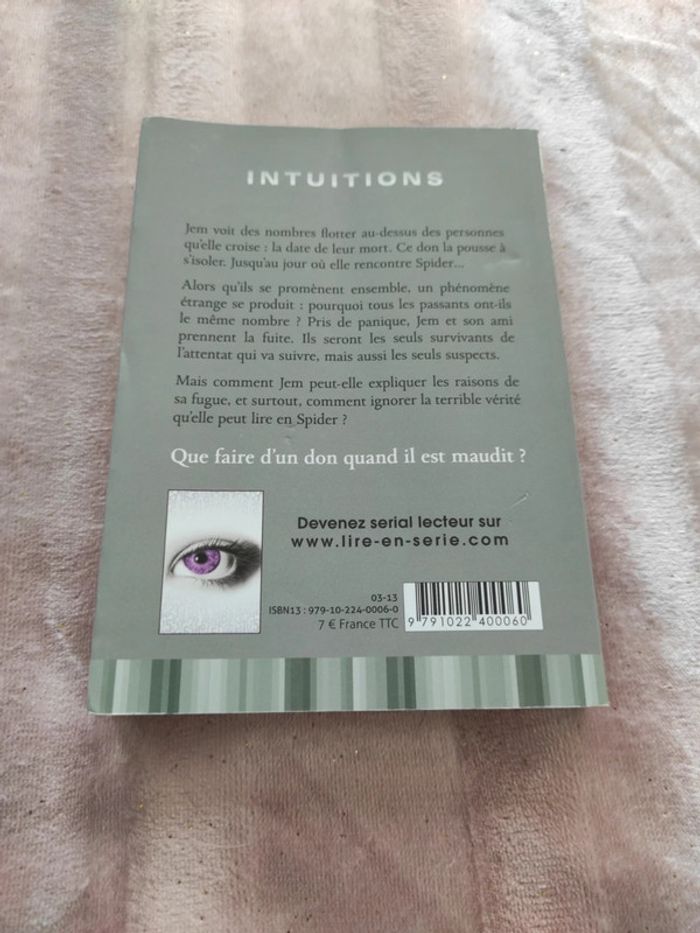 Livre poche Intuitions - photo numéro 2