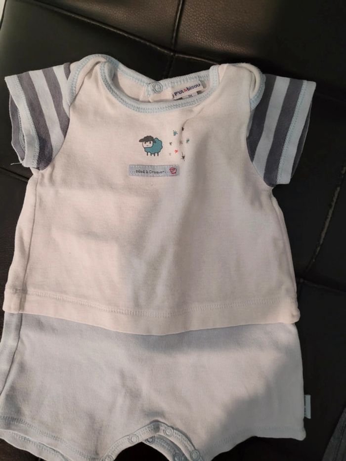 Lot ensembles bébé garçon 1 mois - photo numéro 4