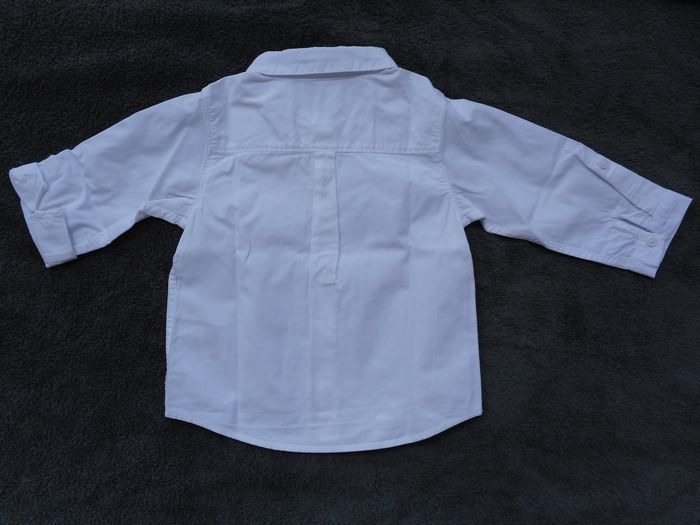 Chemise manches longues blanche - Petit Bateau - 24 mois - photo numéro 2