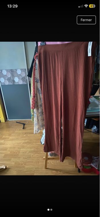 Pantalon évasé 