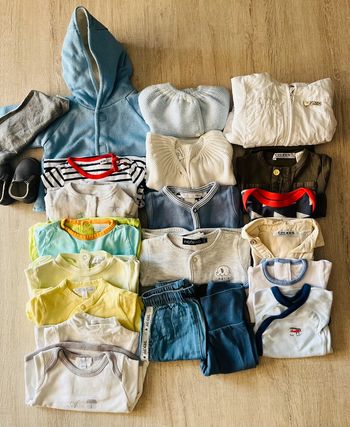 Lot de vêtements bébé garçon automne hiver multiples marques