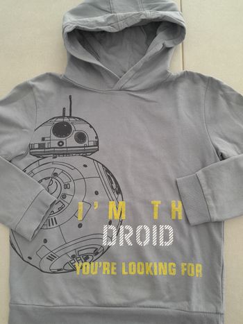 Sweat garçon capuche Star Wars 12 ans