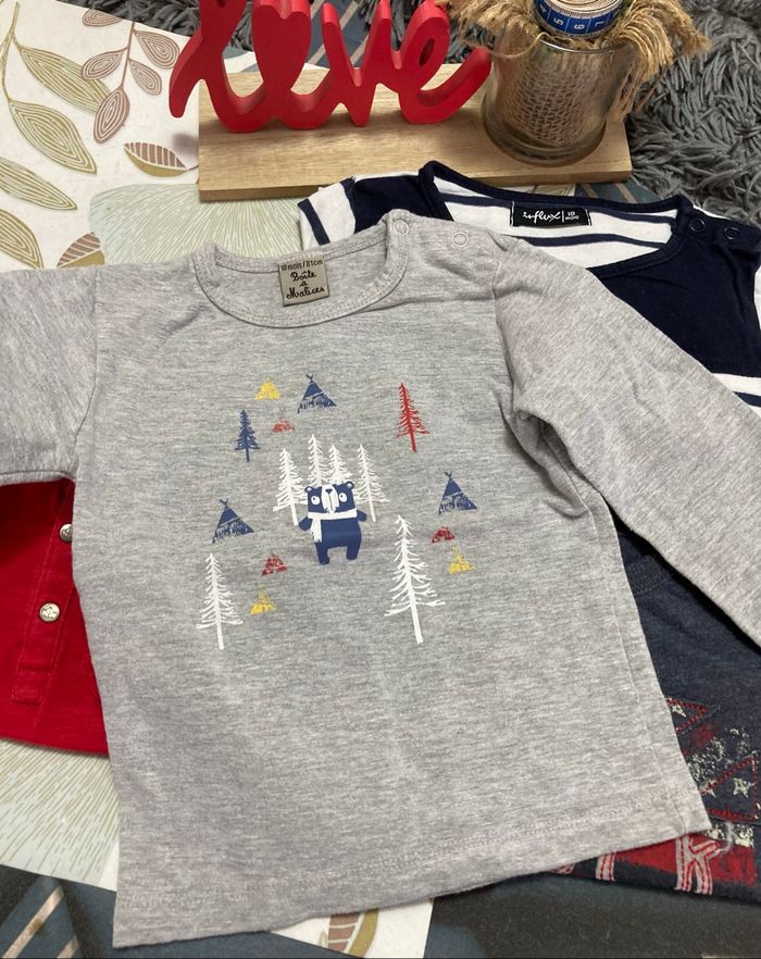 4 tshirts manches longues - 18 mois - photo numéro 7