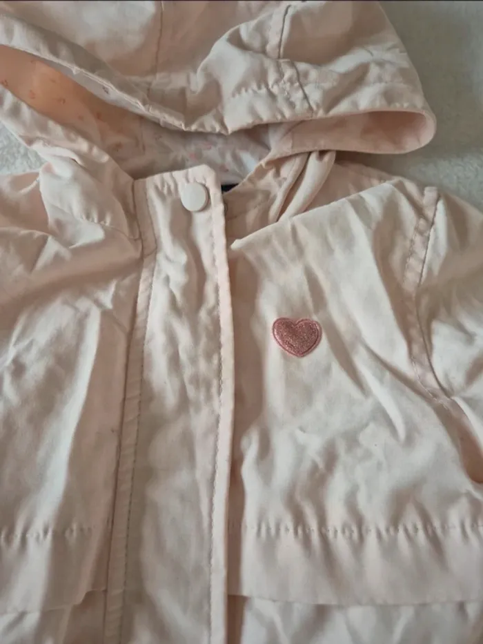 Manteau léger kiabi 12 mois rose - photo numéro 2