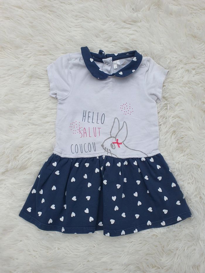 Robe à manches courtes Taille 18mois