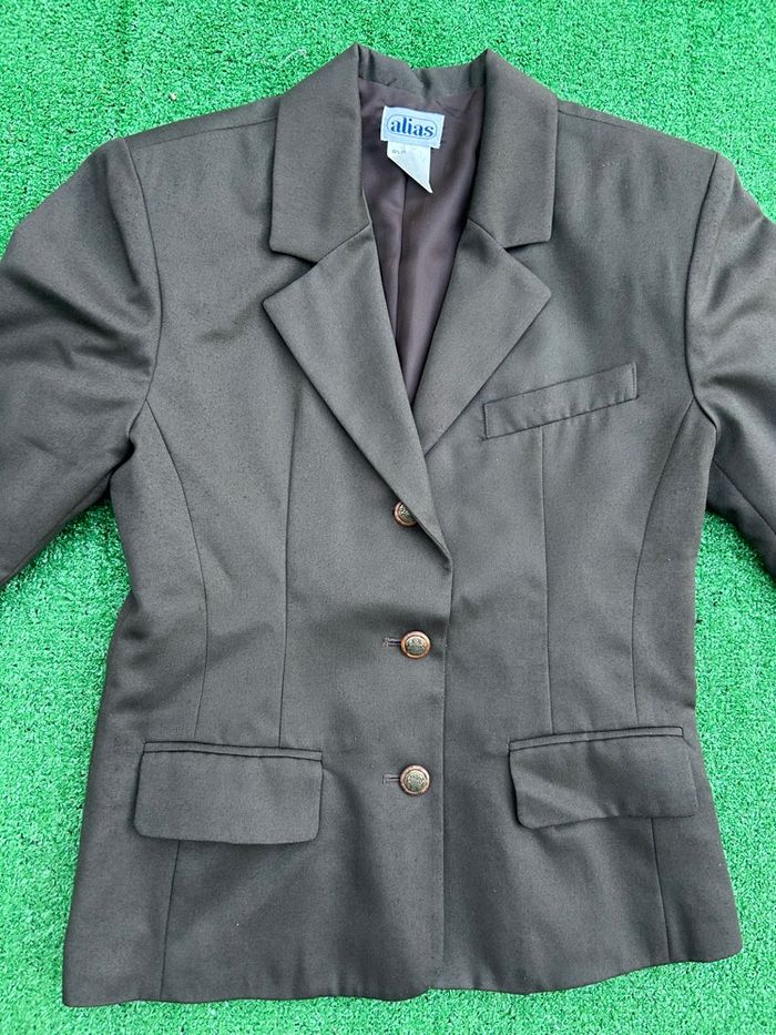 Veste blazer noire Alias – fabriquée en Hongrie, taille 38 - photo numéro 2