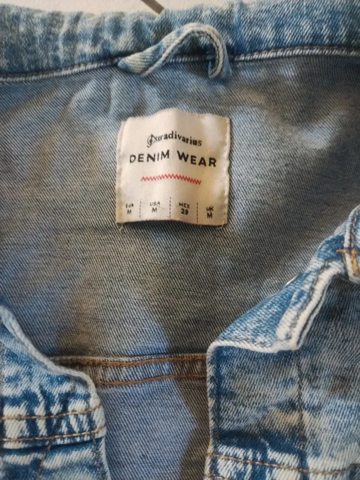 Veste en jeans Stradivarius taille M - photo numéro 2