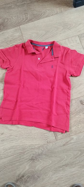 Polo rouge Okaïdi - 12 ans