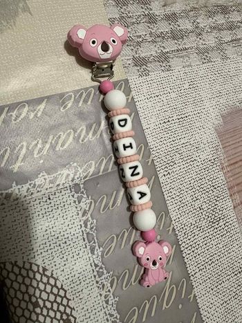 Attache tétine personnalisable